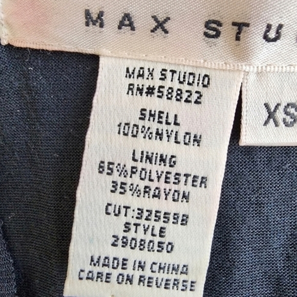 MAX Studio Blue sequin sleeveless dress size XS - Picture 9 of 10